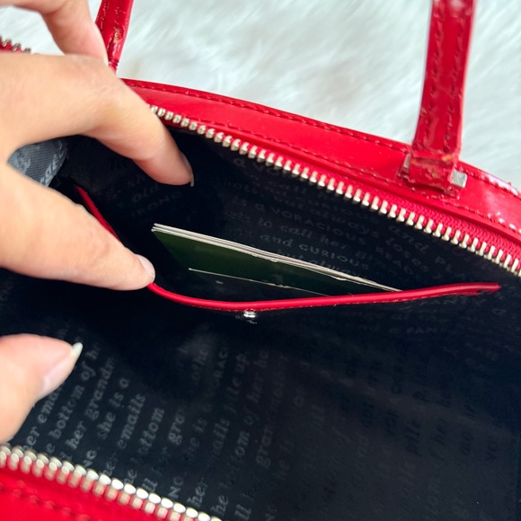 Kate Spade Rose Colored Glasses Red Car Novelty Bag / Leather Red Car Purse - Picture 11 of 16